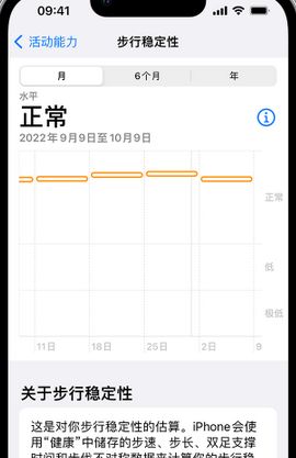 霸州iPhone手机维修如何在iPhone开启'步行稳定性通知'