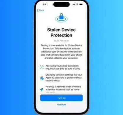 霸州苹果授权维修店分享被盗设备保护功能开启方法 