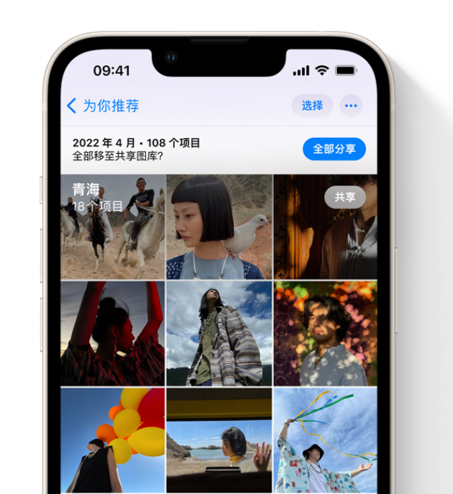 霸州苹果维修网点分享在 iPhone 上使用共享图库 